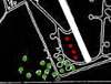 The perimeter track linking the main runway with the aircraft dispersals.