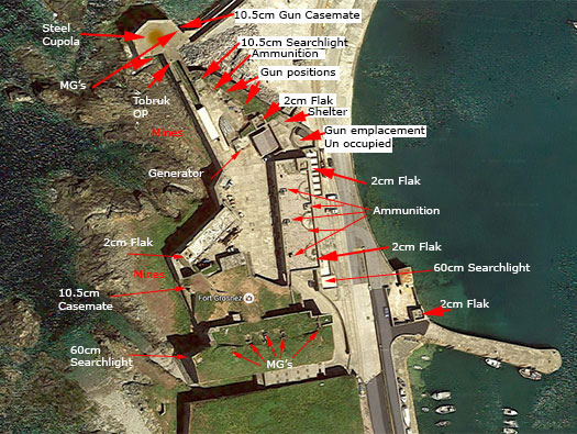Alderney, M3 StP 'Josephsburg', Fort Grosnez