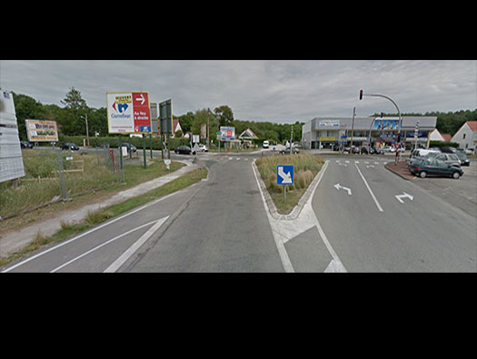 Berck carrefour.