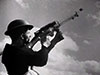 Anti aircraft Lewis gun.