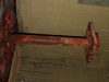 Steel bolts of the type that would have been used here in an R501 garage bunker.