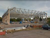Norwich being dismantled.