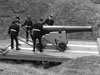 4pdr guns on garrison carriage.