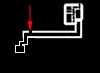 Where we are now  at the entrance to a passage. Left to the M151 crew bunker & right to an Nachrichten.