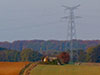 The route of the mains power cables today and I believe they took this route in WW2.