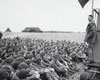 Major General Richard Gale talking to his troops.