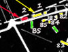 Plan.
    1 - Guardhouse & fire party building - C.B.-12404/41.
    2 - Sub-Station - .P.B. -13241/41.