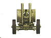 This gun has a very long barrel and large chassis.