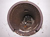 Looking into the extractor vent pipe.