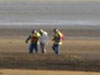 The walker and his rescuers.