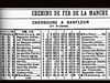 Cherbourg to Barfleur time table.
