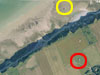 Direction of fire of the battery was towards Dieppe Harbour.