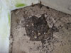 Base for the periscope in the floor on the left side.