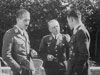Werner Mölders and Adolf Galland in the grounds of the house.