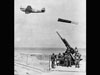 A Hawker Henley towing a target for anti-aircraft batterie.