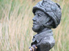 Maj. Howard's bust.