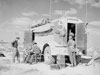 An anecdote: -
A command vehicle had a petrol leak and Dads unit passed it. They were stopped and asked could they help. Dad started to drain the petrol and told the General in the command vehicle “Could he leave the vehicle for safety” (this was the height of the Tunis battles). The General replied, “You continue working and I will stay in the vehicle and as I am fighting this battle”. Dad continued and repaired it.