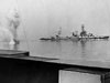 USS Texas under fire.