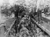 5th Rangers loading at Weymouth, England.
