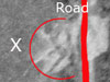 X on the main plan.