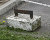 Foot scraper on the site of 'C'. Airfields were noted for their mud so many huts had foot scrappers.