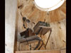 One shelf may have a telephone link to the bunker and ammunition for the machine gun.