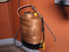 Water sprayer to cool the gun barrels.