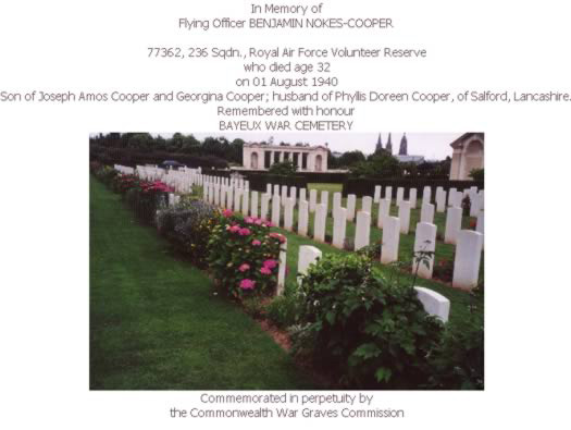 Sqn. Ldr. PE Drew & FO. B Nokes-Cooper.