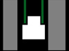 Plan of the stones to protect the open doors from young Erk drivers.