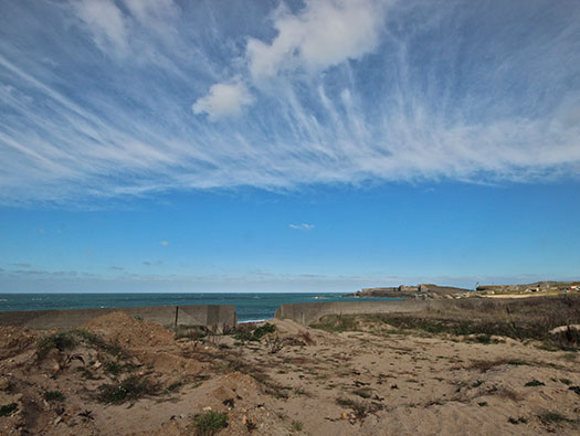 Alderney, Panzermauer 12,  Platte Saline
