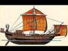 A picture showing the draft of a boat, the bit that is under the water.