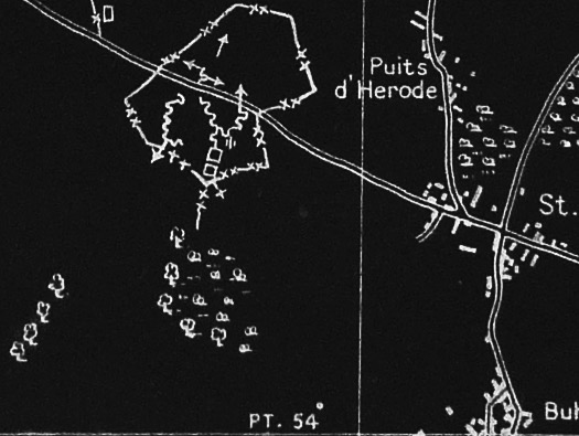 Wn40, 40a, 40b &  Pointe 54. Arromanches - le Puits d´Heroded´Herode