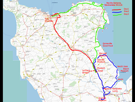 Three Day Tour of Manche Area