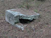 Part of some concrete I found where the R600 ringstand may have been.