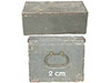 2cm boxes of ammunition.