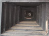 Embrasure with a gun in place.
