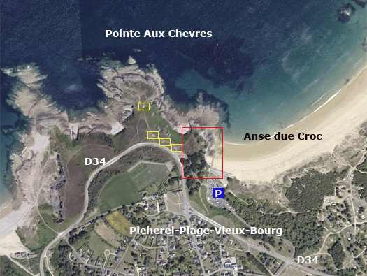 Section La319 Pleherel pointe aux Chevres.