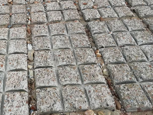 Chocolate  Blocks or S.W. Flexible Concrete Mats. Mark IIB.