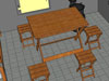Table & chairs. (Kurt).