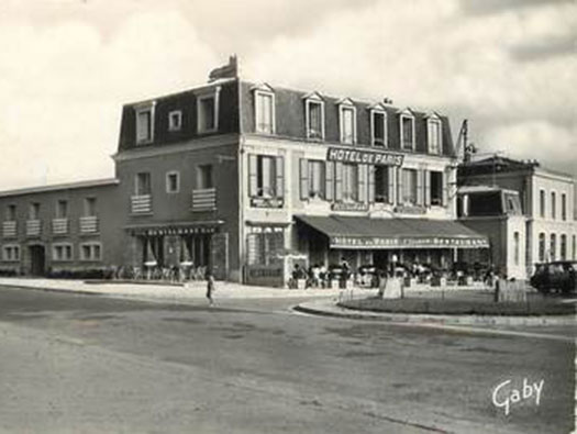 Hotel de Paris next door. Gaby postcard.