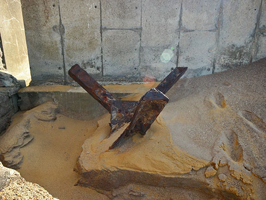 Alderney, Panzermauer 12,  Platte Saline