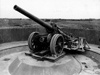 Gatteville´s 15.5cm guns in open emplacements, later they were placed in casemates.