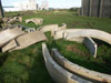 Stanton shelter halves and look like a set of whale bones.