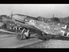 Adolf Galland's plane manoeuvring across a taxiway.