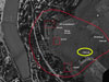 Yellow circle on plan.