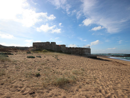 Alderney, Panzermauer 12,  Platte Saline