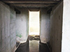 The passage with the two ammunition rooms either side..