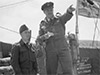 RAF Officer Commanding 107 Beach Flight S/L L.A. Taylor.