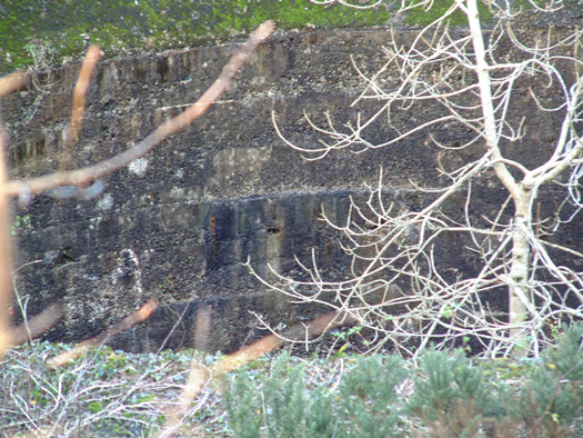 Castel Vendon,  Batterie Française Tourville, (Souterrain).