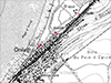 Plan of known bunkers in Ca013.